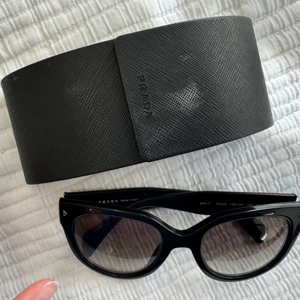 Authentic PRADA sunglasses and case!